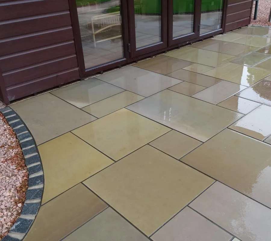 Raj Green Sawn Honed Sandstone