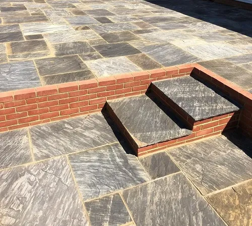 Black Sagar sandstone paving