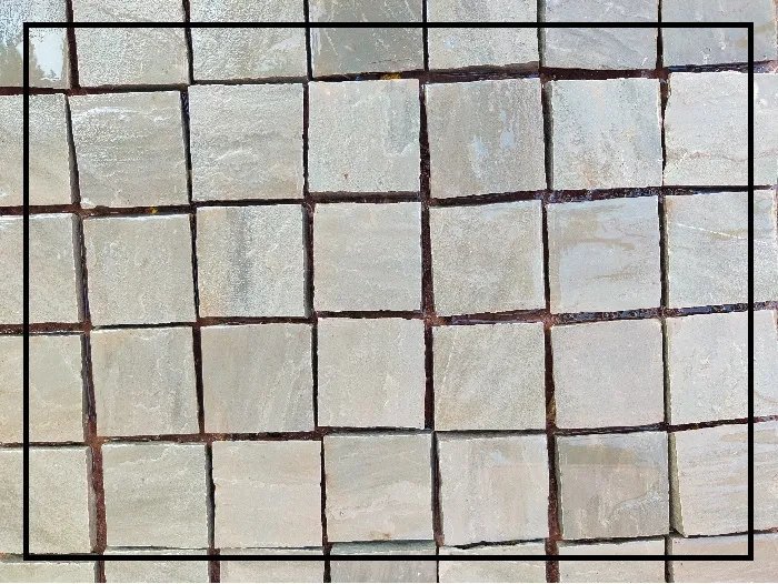 Grey sandstone cobbles
