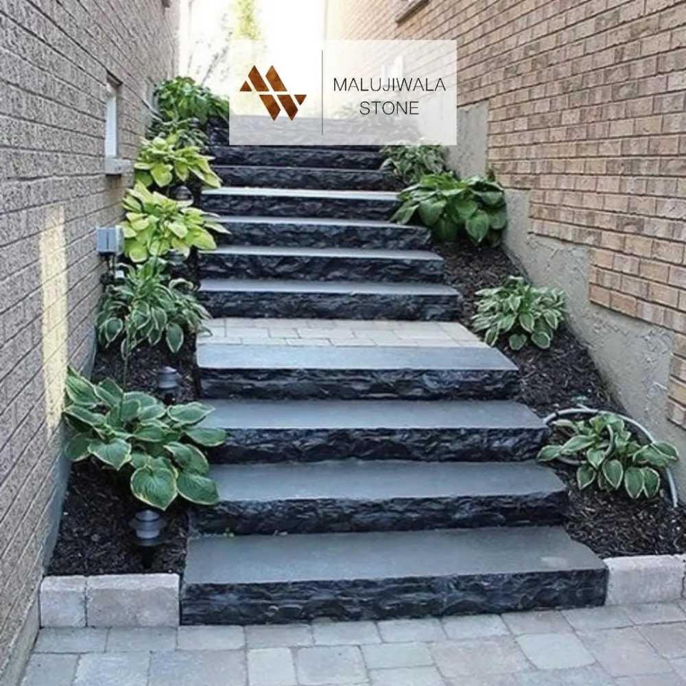 Indian sandstone steps