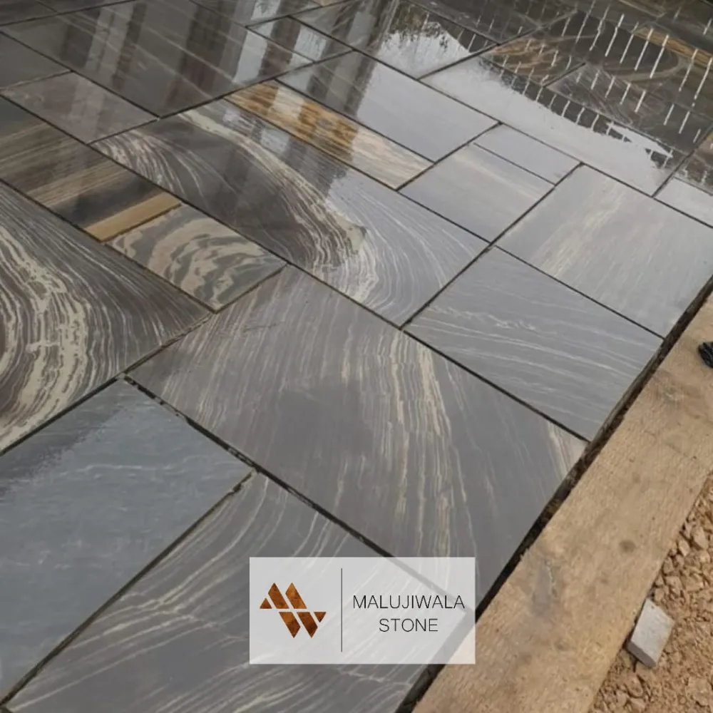 Sagar Black Sawn Honed Sandstone