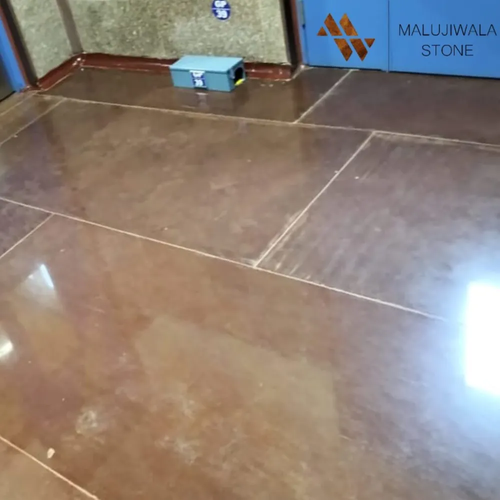 Diamond polish Red Mandana stone