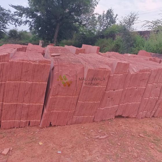 Agra Red Slabs