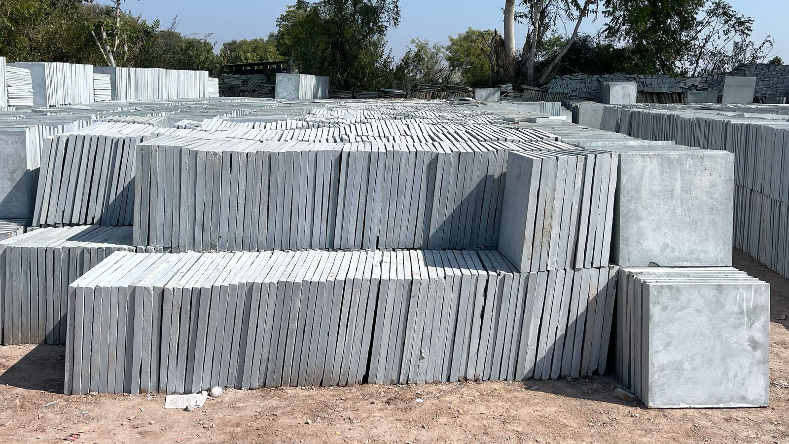 Thick Kota Stone slabs, 30 to 40 mm