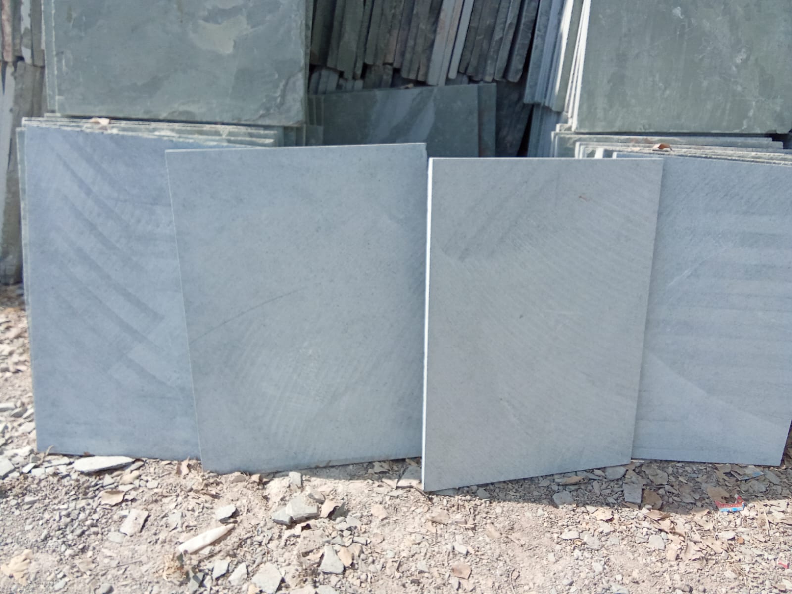 Diamond cut Kota Stone 22 × 16 tiles